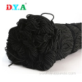 2.5 mm Black Round Elastic Cord